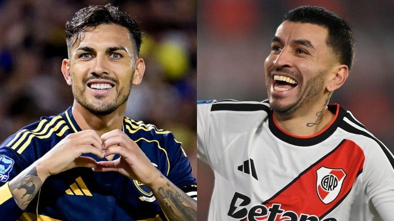 Las figuras de Boca y River en los partidos previos al clásico: Leandro Paredes y Ángel Correa.&nbsp;