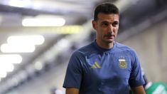 Lionel Scaloni y su reacción ante el gol de Alexis Mac Allister.&nbsp;