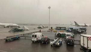 Complicaciones en los vuelos por la fuerte tormenta.&nbsp;