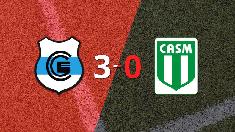 Gimnasia (J) fue contundente y goleó 3-0 a San Miguel