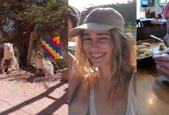Emilia Clarke estuvo de vacaciones en Argentina. Emilia Clarke estuvo de vacaciones en Argentina.