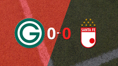 goias y santa fe no se hicieron dano y empataron sin goles
