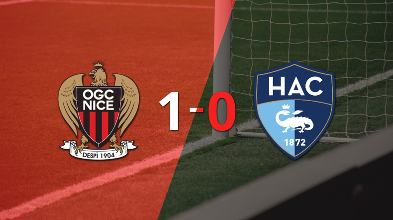 Nice derrotó 1-0 a Le Havre AC