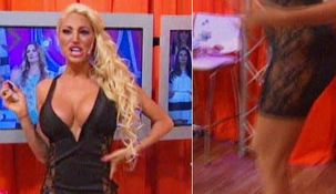 La griega Victoria Xipolitakis fue a Este es el Show sin bombacha: ¡El video!