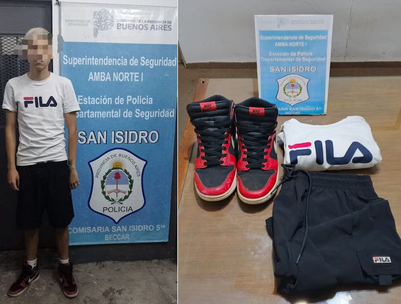 El adolescente se entregó en la comisaría de Beccar.