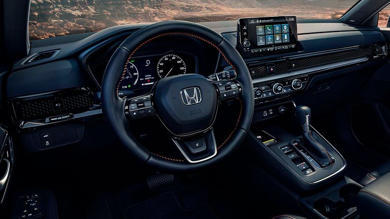 Así luce el interior del nuevo CR-V.