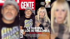 La guerra por la plata de Diego Maradona y Claudia Villafañe llegó a la tapa de Gente La guerra por la plata de Diego Maradona y Claudia Villafañe llegó a la tapa de Gente