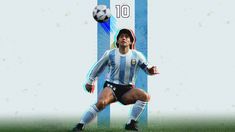 El Pelusa, la pelota y la camiseta de Argentina. El Pelusa, la pelota y la camiseta de Argentina.