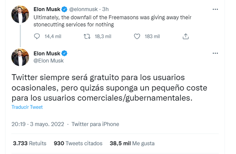El empresario se refirió a los usuarios y la gratuidad de la red social.