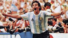 Burruchaga, autor del gol del triunfo sobre Alemania en México 86. Burruchaga, autor del gol del triunfo sobre Alemania en México 86.