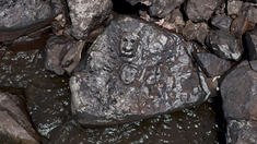 Los rostros están ubicados en la desembocadura del río Negro y el Río Solimões y datan de hace 2.000 años Los rostros están ubicados en la desembocadura del río Negro y el Río Solimões y datan de hace 2.000 años