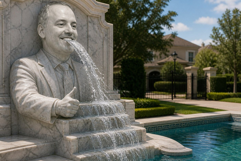 Los memes sobre la cascada de Manuel Adorni inundaron las redes sociales.