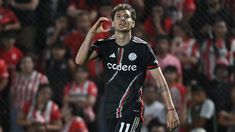 Facundo Colidio, la figura del partido, metió el tercer y definitorio gol en Córdoba para River. Facundo Colidio, la figura del partido, metió el tercer y definitorio gol en Córdoba para River.