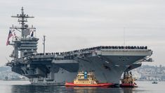 El portaaviones USS Abraham Lincoln de Estados Unidos. El portaaviones USS Abraham Lincoln de Estados Unidos.