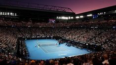 El Rod Laver Arena, la cancha central del torneo. El Rod Laver Arena, la cancha central del torneo.