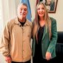 Claudio García junto a la legisladora Claudia Negri.