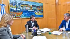 Massa junto a Royón y Figueroa.