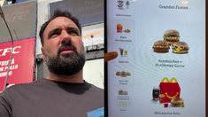 El influencer mostró el menú de un conocido restaurante. El influencer mostró el menú de un conocido restaurante.