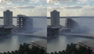 Un histórico hotel de Miami fue demolido. Un histórico hotel de Miami fue demolido.