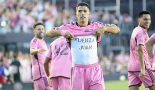 La dedicatoria de Lucho para Juan Izquierdo, el jugador uruguayo que pelea por su vida.