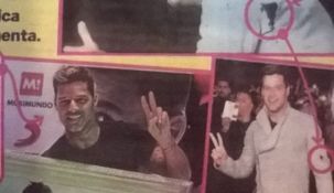 El blooper de Ricky Martin en la firma de discos: polémica vestimenta y saco roto El blooper de Ricky Martin en la firma de discos: polémica vestimenta y saco roto