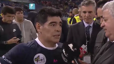 Maradona, al finalizar el Partido por la Paz: Icardi no tendría que haber jugado Maradona, al finalizar el Partido por la Paz: Icardi no tendría que haber jugado