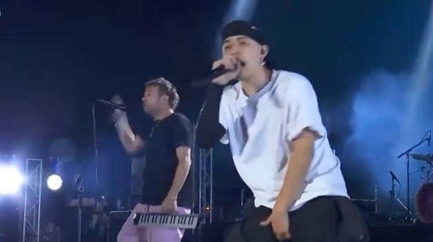 Trueno apareció en el cierre del show de Gorillaz.