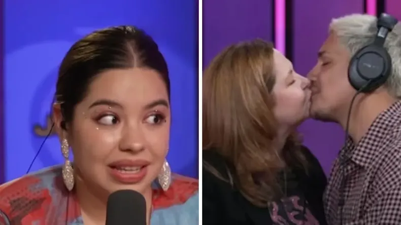 Anna Chiara del Boca se quedó sin palabras ante el beso de Andrea del Boca y Kennys Palacios.