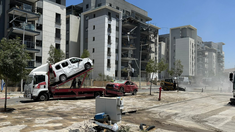 La zona israelí atacada por Irán este viernes por la madrugada. La zona israelí atacada por Irán este viernes por la madrugada.