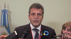 Sergio Massa celebró el acuerdo de ampliación del swap que se alcanzó con China. Sergio Massa celebró el acuerdo de ampliación del swap que se alcanzó con China.