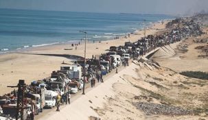 Según cálculos de las FDI, al menos 400.000 palestinos abandonaron Gaza.