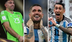 Dibu Martínez, Rodrigo De Paul y Ángel Di María fueron algunos de los jugadores de la Selección que postearon.
