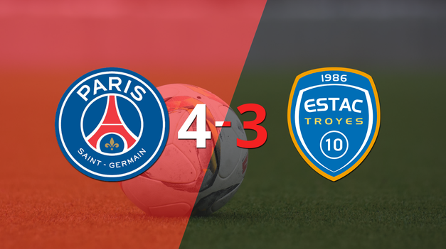 Ni el doblete de Mama Baldé ayudó a Troyes en la derrota ante PSG