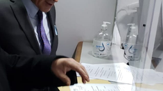 Espert, al momento de presentar la denuncia.