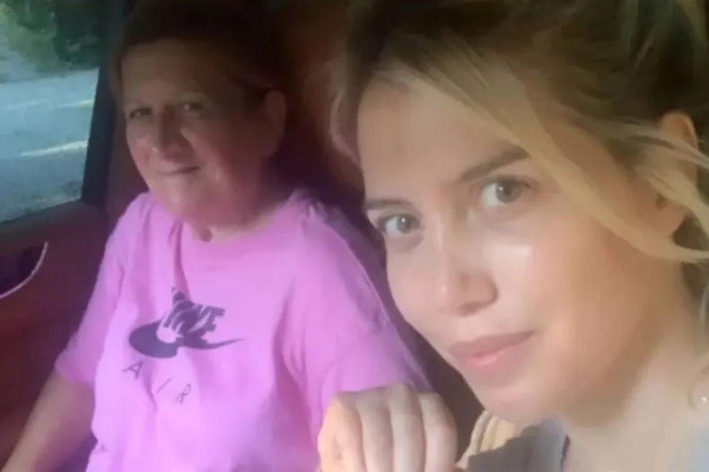 Wanda Nara y María Carmen Cisnero Reboled