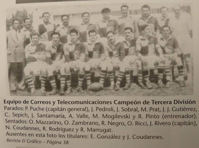 Comunicaciones también participó de los torneos oficiales de rugby.