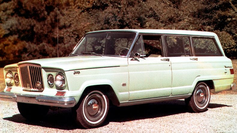 El primer Jeep Wagoneer de 1963.
