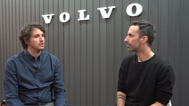 Federico Pieruzzini, CEO de Volvo Car Argentina y Fede Bossio de C5N Autos.