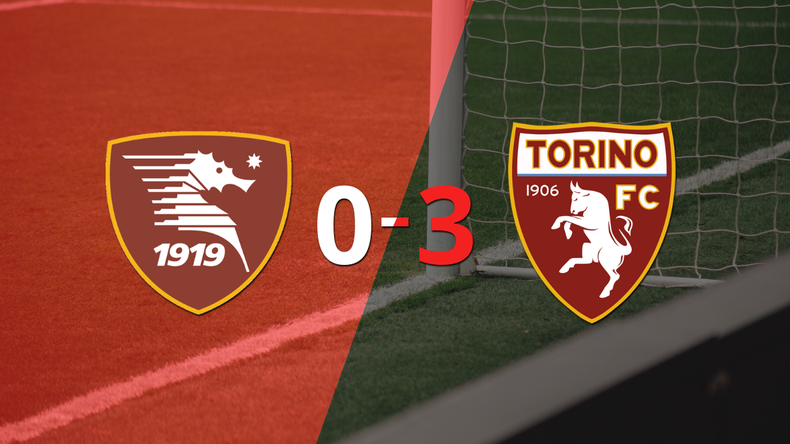 Torino golea 3-0 a Salernitana y Nemanja Radonjic firma doblete