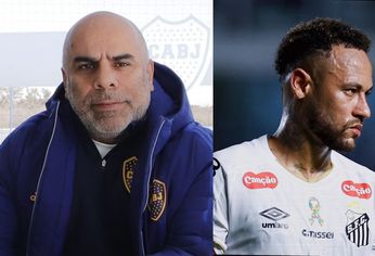 Chicho Serna y Neymar.