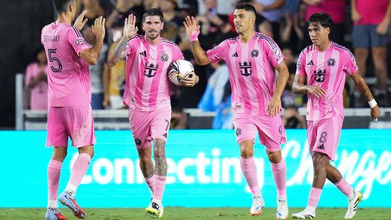 Rodrigo De Paul metió su primer gol con la camiseta de Inter Miami.