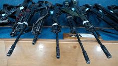 El armamento fue fabricado en diferentes países de Europa y Sudamérica, entre ellos Argentina, Venezuela, Perú, Bélgica, Rusia, Alemania y Brasil. El armamento fue fabricado en diferentes países de Europa y Sudamérica, entre ellos Argentina, Venezuela, Perú, Bélgica, Rusia, Alemania y Brasil.