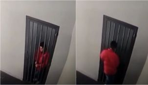 El momento en que se escapa de la celda.