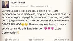 Luifa volvió a la casa y acusaron a Morena Rial de haber influenciado: Estoy cansada de que... Luifa volvió a la casa y acusaron a Morena Rial de haber influenciado: Estoy cansada de que...
