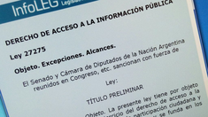 La Ley de Acceso a la Información Pública fue modificada este lunes por decreto.