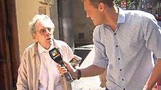 Antonio Gasalla enfurecido con un movilero de Intrusos. Antonio Gasalla enfurecido con un movilero de Intrusos.