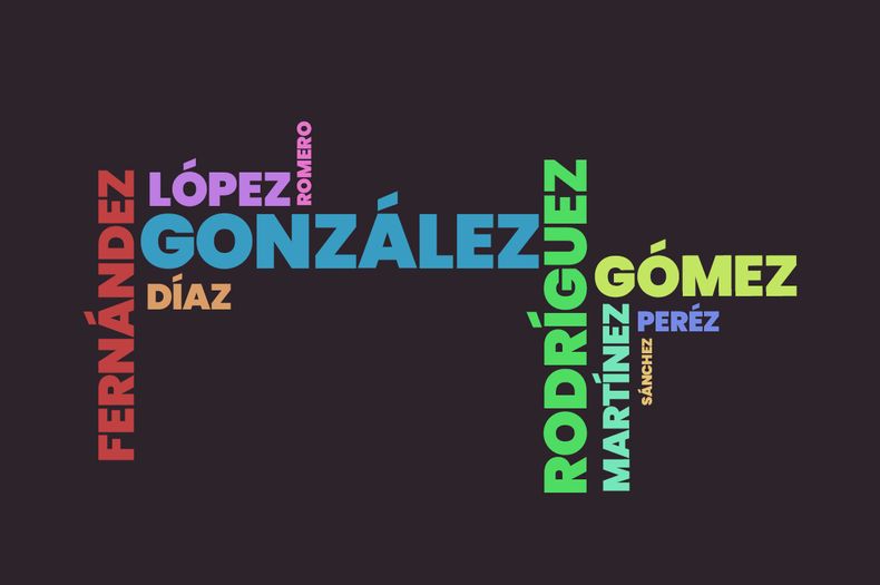 ¿Cúales son los apellidos más comunes en la Argentina?