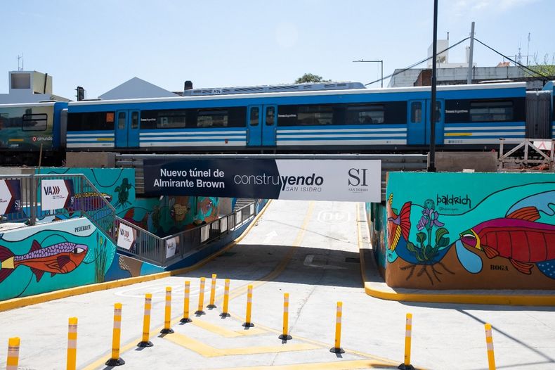 Ya se habilitó el nuevo túnel Almirante Brown en San Isidro.