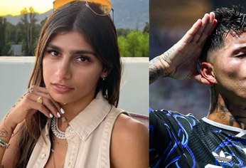 Mia Khalifa posteó una foto de Enzo Fernández.