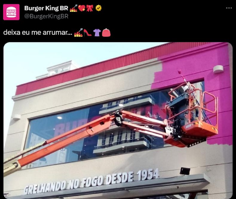 Burger King Brasil sorprendió con la campaña de Barbie.